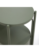EYRE mobile in MDF idrorepellente laccato verde e struttura in acciaio verde
