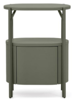 BORIS Mueble en MDF lacado hidrófugo y estructura de acero verde