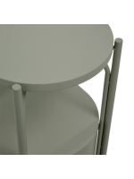 BORIS Mueble en MDF lacado hidrófugo y estructura de acero verde