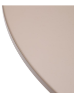 ALVIREX Ø120 or Ø80 table with aluminium top and steel base for indoors and outdoors