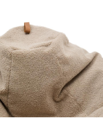 BORN Pouf mit Shearling Effekt Ø 70 cm