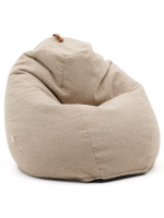 BORN puf efecto piel de oveja Ø 70 cm
