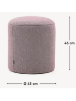 BEN pouf scelta misure in tessuto idrorepellente e antibatterico per interno o esterno