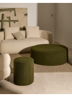 NAV pouf seat in bouclé fabric choice of home design color