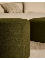 NAV pouf seat in bouclé fabric choice of home design color