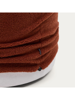 MONTR pouf Ø 60 aus Bouclé Stoff Farbe für das Wohndesign nach Wahl