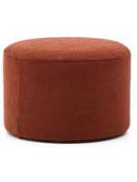 MONTR pouf Ø 60 aus Bouclé Stoff Farbe für das Wohndesign nach Wahl