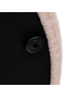 ACQUAL pouf Ø 120 in tessuto bouclé scelta colore design casa