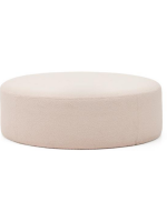 ACQUAL pouf Ø 120 in tessuto bouclé scelta colore design casa
