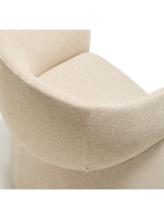 BABOL Silla con reposabrazos en chenilla hidrófuga