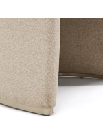 BABOL Silla con reposabrazos en chenilla hidrófuga