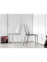 VANITY CHAIR Chaise de choix de couleur de polycarbonate pour des meubles modernes ou classiques