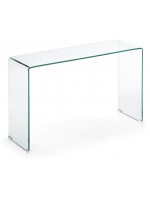 BURANO 125 console in transparent tempered glass