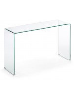 BURANO 125 console en verre trempé transparent