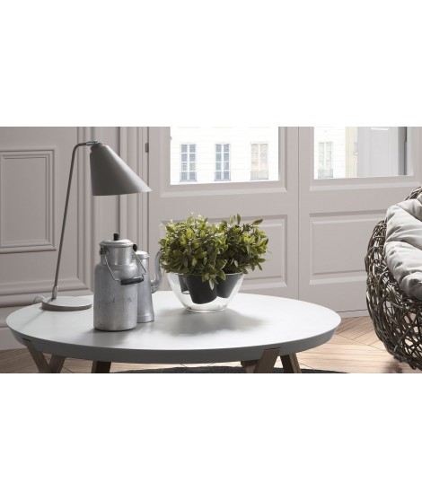 PRITI grey or white metal table lamp