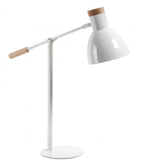 Lámpara de mesa de SCARLETT con la cortina del metal negro o blanco