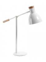 Lámpara de mesa de SCARLETT con la cortina del metal negro o blanco
