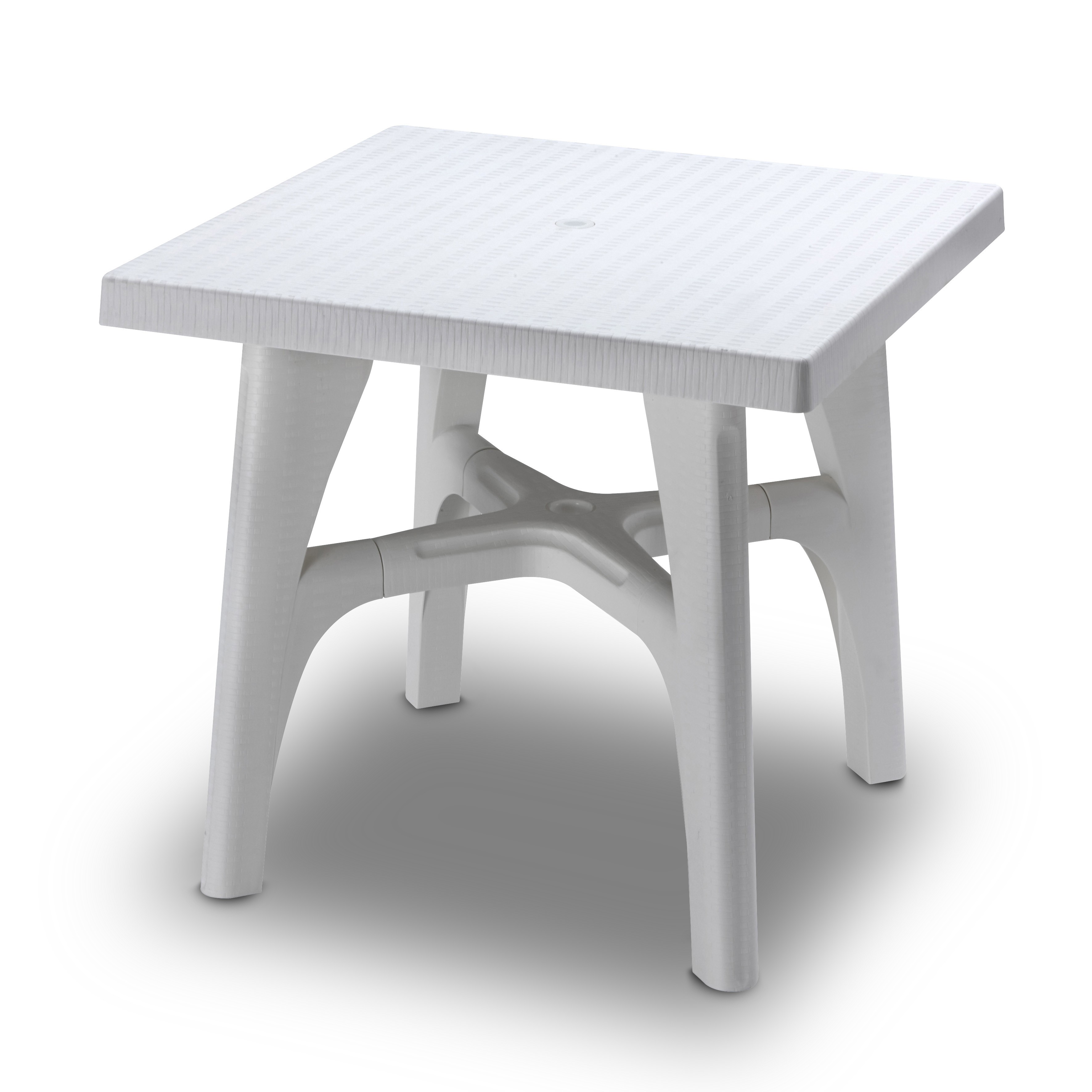 Intrecciato in resina cm 80x80 quadrato plastica colorata tavolo ...